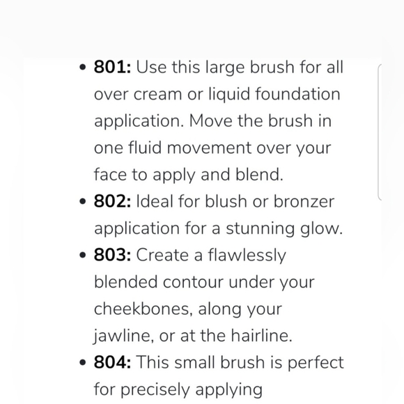 MODA ROSÈ 4Pc Face Perfecting Brush Kit - Picture 5 of 6